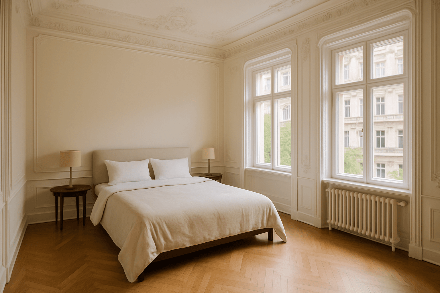 Altbauwohnung mit Stuck und Parkett Bild 5